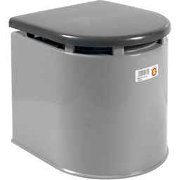 Giganplast 3573900 Toaleta Chemiczna do Przyczepy Kempingowej, Szary/Czarny