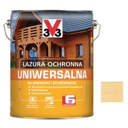 Lazura ochronna uniwersalna Bezbarwny 5 l V33