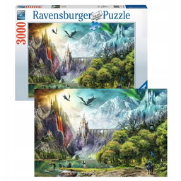Ravensburger Puzzle 2D Panowanie Smoków Natura Smoki 3000
