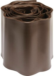 Obrzeże trawnikowe brązowe 9m 10cm Flo 88703
