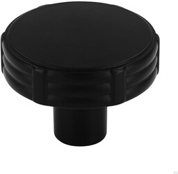 Gałka meblowa 2612 35 Metalowa Czarna Matowa