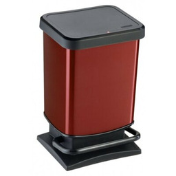 ROTHO Kosz na śmieci 17540 Paso 20L Czerwony