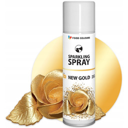 BARWNIK SPOŻYWCZY W SPRAYU 50ml ZŁOTY