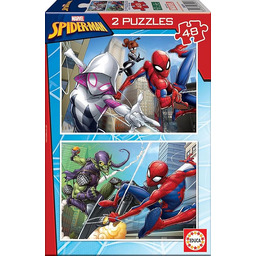 Educa Borras - 2 x 48 Spider-Man Puzzle