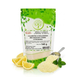 Galaretka z kolagenem bez dodatku cukru cytrynowa 145g