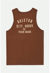 podkoszulka BRIXTON - Woodburn Tank Top Pinecone Brown/Hazelnut