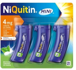 NiQuitin Mini 4mg - 60 tabletek