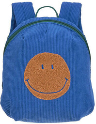 Lassig, Plecak Mini Sztruks Little Gang Smile Blue,