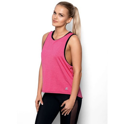 Koszulka Fit Abel Różowo-czarna