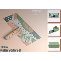 Zestaw do jogi myga Palm Yoga Set: mata,