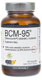 Kenay Kurkuma BCM-95 Curcugreen Czysty ekstrakt z kurkumy