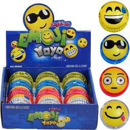 Jojo Emoji Kolorowe Sznurek Wesołe Buźki Świecące 12Szt