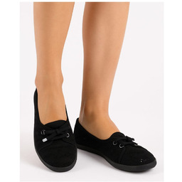 Tenisówki damskie czarne ażurowe