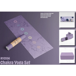 Zestaw do jogi myga Chakra Yoga Set: mata,