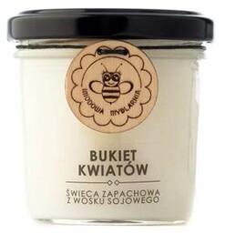 Świeca sojowa - Bukiet kwiatów