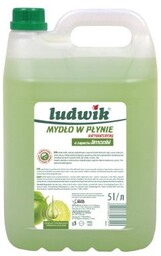 Ludwik, Mydło antybakteryjne w płynie, Limonka, 5l