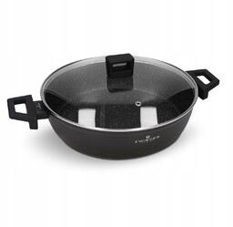 Garnek płaski z pokrywką 28 cm Forte Zwieger