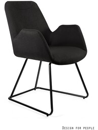 Fotel konferencyjny city czarny unique