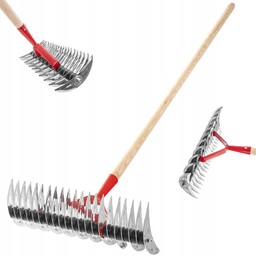 Aerator Ręczny Wertykulator Do Trawy Dwustronny Metal