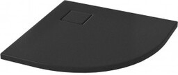 CERSANIT S932-163 TAKO SLIM BRODZIK PÓŁOKRĄGŁY 80X4 CZARNY