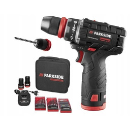 Wiertarka Wkrętarka Parkside Performance Pbspa 2 x Akumulator,