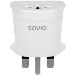 SAVIO ADAPTER PODRÓŻNY GNIAZDO GLOBALNE - WTYK UK