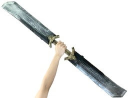 Miecz Obosieczny Dwustronny Thanos Superbohater Cosplay 108 Cm