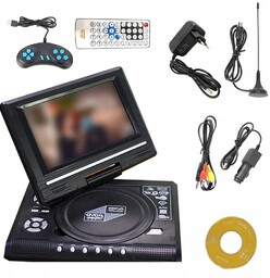 Odtwarzacz DVD 7.8" Przenośny Samochodowy Usb Konsola Napęd