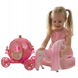 Kareta Karoca Kształt Dyni interaktywny koń Dźwięk Ruch