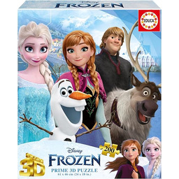 Educa - Puzzle 200 elementów z soczewkowym efektem