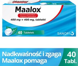 Maalox Lek na zgagę i niestrawność w postaci