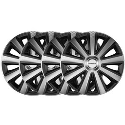 GOODYEAR Kołpaki Memphis Carbon 15 cali Srebrno-czarny