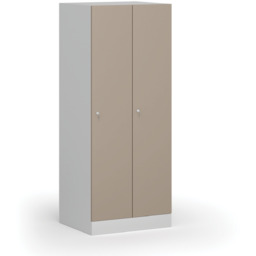 Szafka ubraniowa S1 obniżona, 2-drzwiowa, 1500 x 600