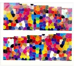 Naklejki wodne do paznokci arkusz 6,5 x 5,5cm