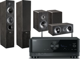 Yamaha RX-V6A (czarny) + Tesi 561 (czarny) +