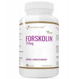 Suplement Diety, Progress Forskolin 777mg 90k Pokrzywa Indyjska