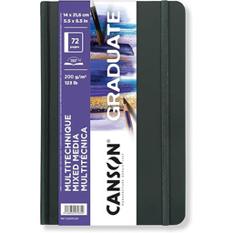 CANSON Graduate Book, Notatnik szkicowy, Lekki Ziarno, 200gsm,