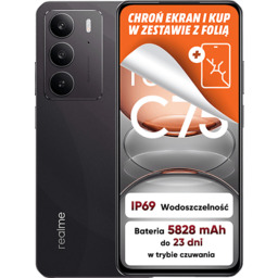 Smartfon REALME C75 8/256GB Czarny (Storm Black)