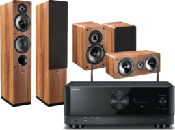 Yamaha RX-V6A (czarny) + Tesi 561 (orzech) +