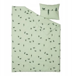 Ikea Barndrom pościel dziecięca 150x200 koty