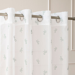 Markizeta RIBBON Firana gotowa na woalu w diamentowe