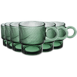Szklanki do kawy i herbaty zielone VERDE 300