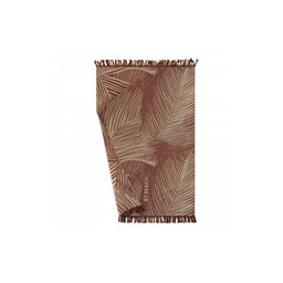 Zwoltex Ręcznik plażowy 100x160 Fouta Palms Red bordowy