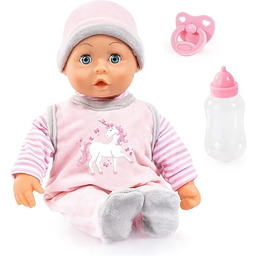 Bayer Design 93824CF Interaktywna lalka, mówiąca, miękkie ciało,