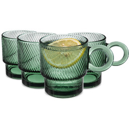 Szklanki do kawy i herbaty zielone VERDE 300