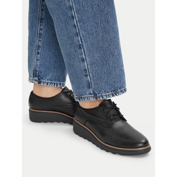Półbuty Clarks Sharon Rae 261754164 Czarny