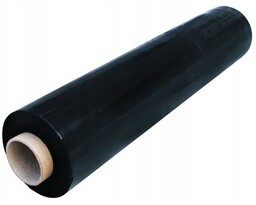 Folia stretch czarna 2,5 kg 300m