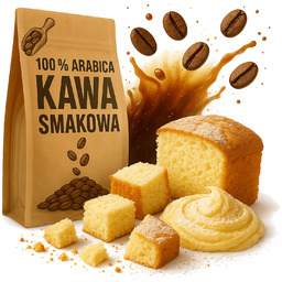 Kawa smakowa puszysty biszkopt arabica 1 kg o