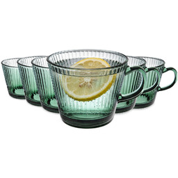 Szklanki do kawy herbaty zielone VERDE 420 ml