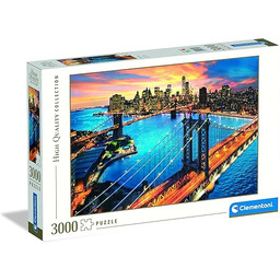 Clementoni New York Puzzle, Wielokolorowe, 3000 szt